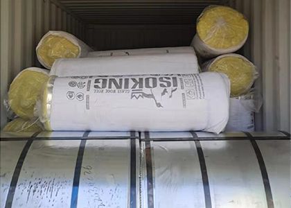 The 22 containers ship, which mix loaded 20tons glass wool and 550 tons steel coil, sailed from Qingdao, China port on 17th March! 