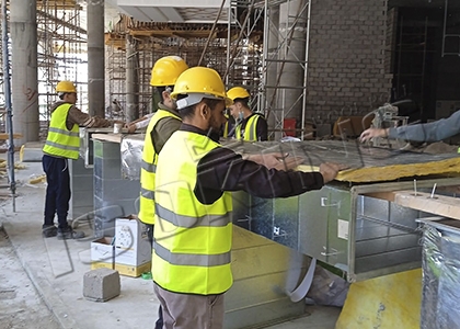 ISOJIANXIN Glasswool arrived at Saudi Arabia