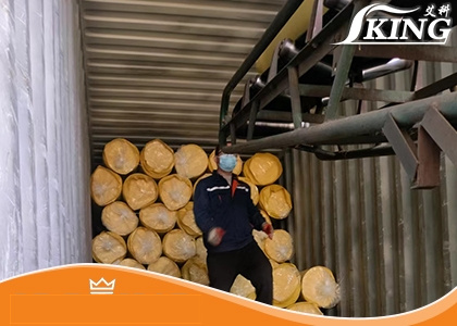 20 Containers of Glass wool blanket transport to Thailand
